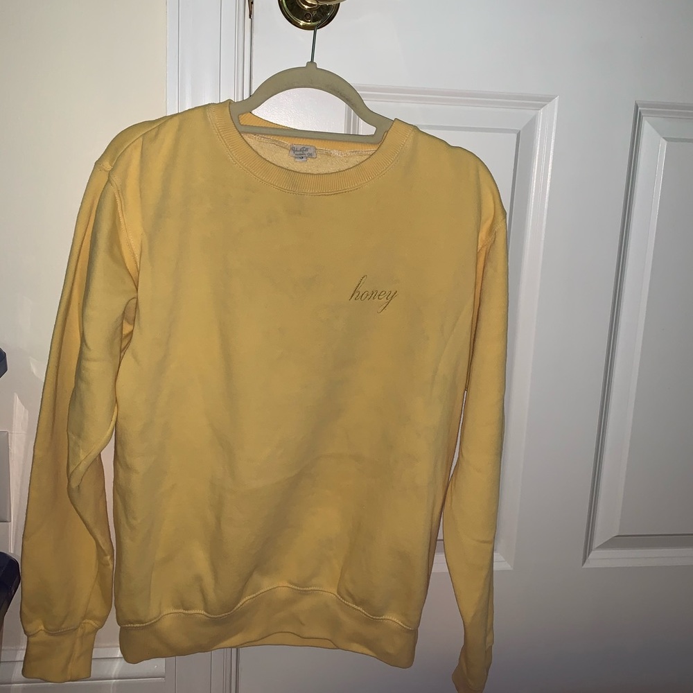 Honey crewneck sweatshirt